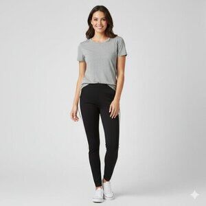 Aritzia Babaton Neil Tuxedo Leggings Stripes Pants High Waist Ponte Skinny Leg